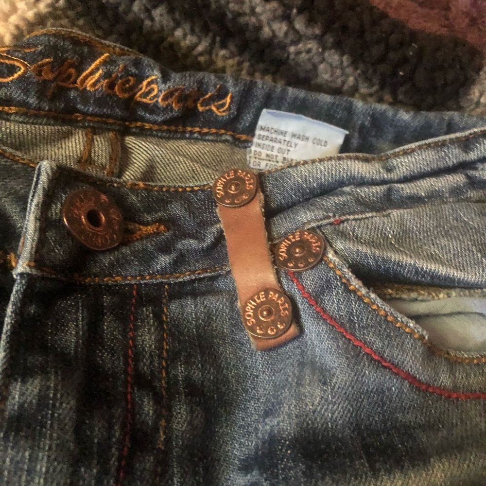 Jean pedal pushers